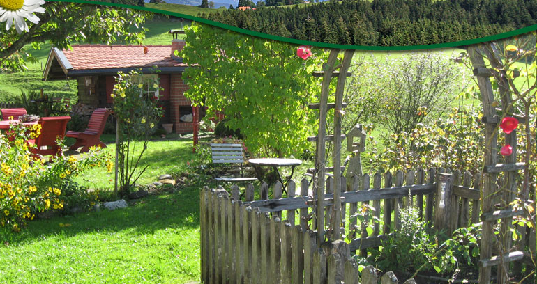 Unsere Ferienh�uschen-  Ferienhof Blehle in Missen im Allg&auml;u