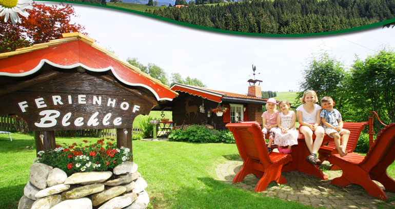 Unsere Ferienh�uschen-  Ferienhof Blehle in Missen im Allg&auml;u
