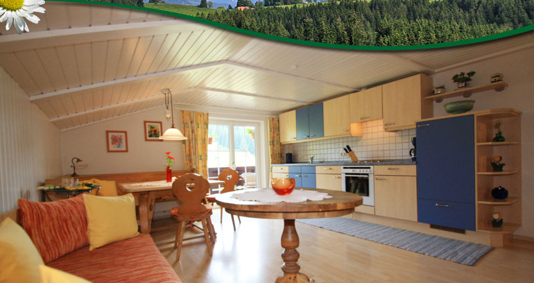 Ferienwohnung 'Salmaserblick' -  Ferienhof Blehle in Missen im Allg&auml;u